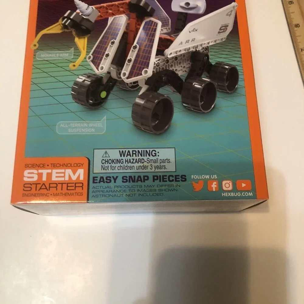 Hexbug Vex Robotics Build Genius Rover Explorer STEM Starter Construction Explor